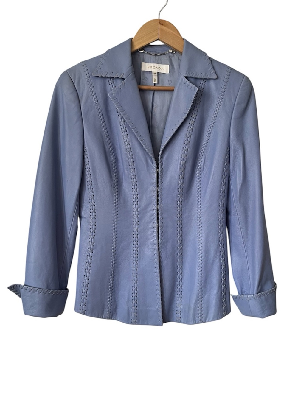 Escada Lamb Nappa Leather Jacket S